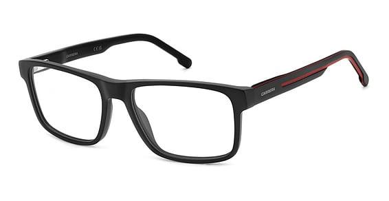 Carrera 8915/US - Matte Black Red, Acetate, Rectangle frame