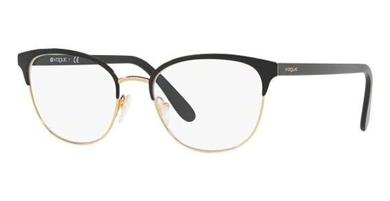 Vogue VO4088 - Black, Metal, Oval frame
