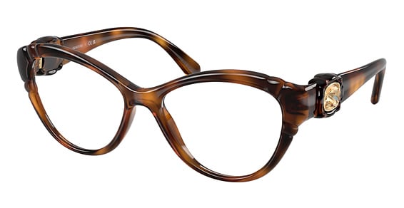 Swarovski SK2057 - Havana, Acetate, Cat Eye frame