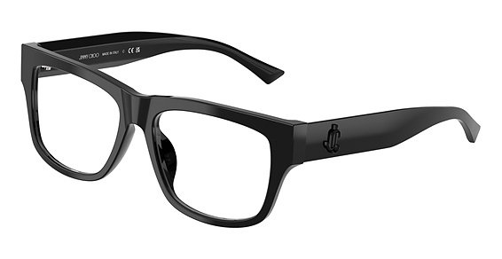 Jimmy Choo JC3049U - Black, Plastic, Rectangle frame