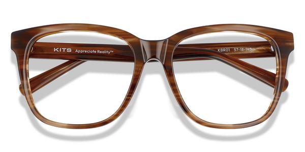 KITS Friday Lift-off™ - Brown, Acetate, D Frame frame