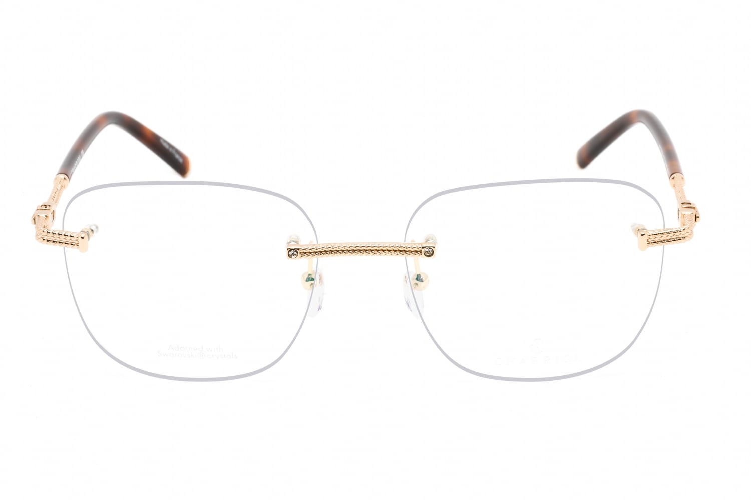 Charriol PC71044 - Shiny Gold, Metal, Rimless frame