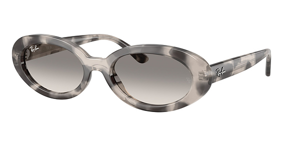 Ray-Ban RB2223F - Opal Grey Havana, Plastic, Oval frame
