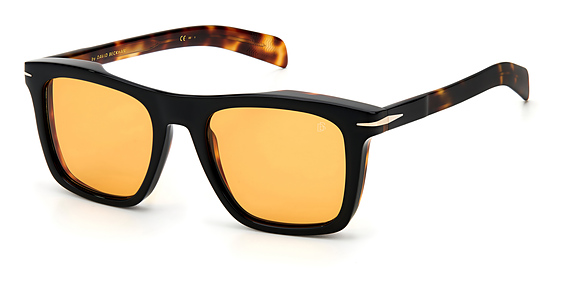 David Beckham DB 7000/S - Wr7w7 Blk Havan, Acetate, Rectangle frame