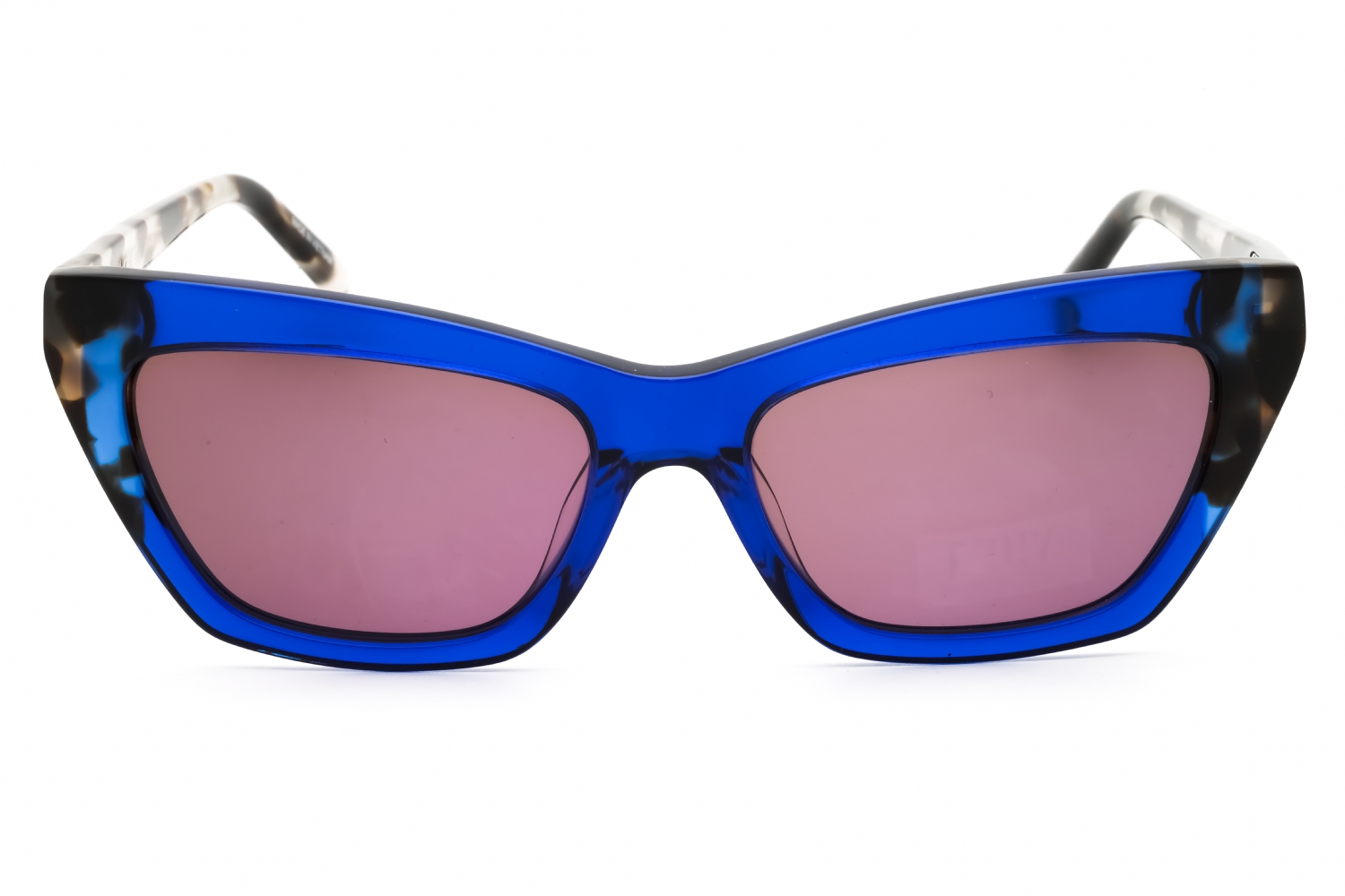 DKNY DK547S - Cobalt/bone Tortoise, Acetate, Cat Eye frame