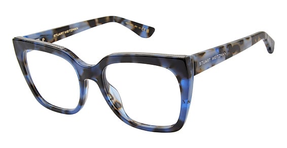 Stuart Weitzman WZN 1008/G - Blue Havana, Acetate, Rectangle frame