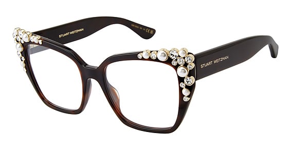 Stuart Weitzman WZN 1024/G - Havana, Acetate, Rectangle frame