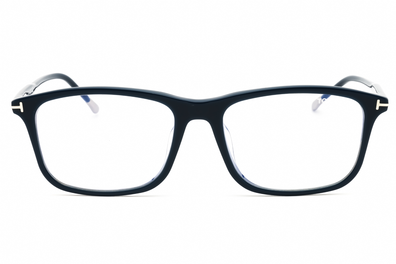 Tom Ford FT5646-D-B - Shiny Blue, Acetate, Rectangle frame