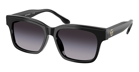 Tory Burch TY7227D - Black, Plastic, Rectangle frame