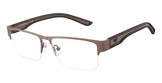 Emporio Armani EA1182 - Rubberized Matte Bronze, Metal, Rectangle frame