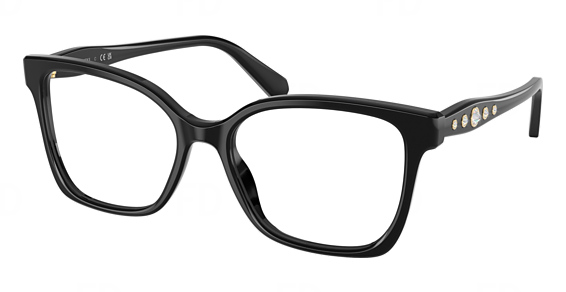 Swarovski SK2061F - Black, Plastic, Oval frame