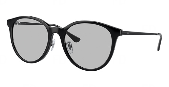 Ray-Ban RB4334D - Black, Acetate, Oval frame