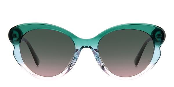 Kate Spade Elina/G/S - Green Blue, Acetate, Cat Eye frame