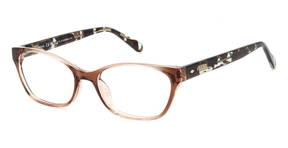 Fossil FOS 7158 - Crystal Brown, Plastic, Rectangle frame