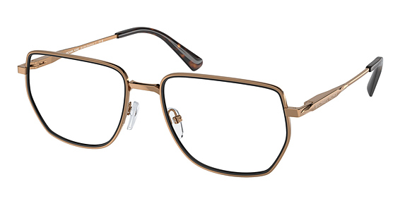 Michael Kors MK3080 STEAMBOAT - Shiny Gold, Metal, Oval frame