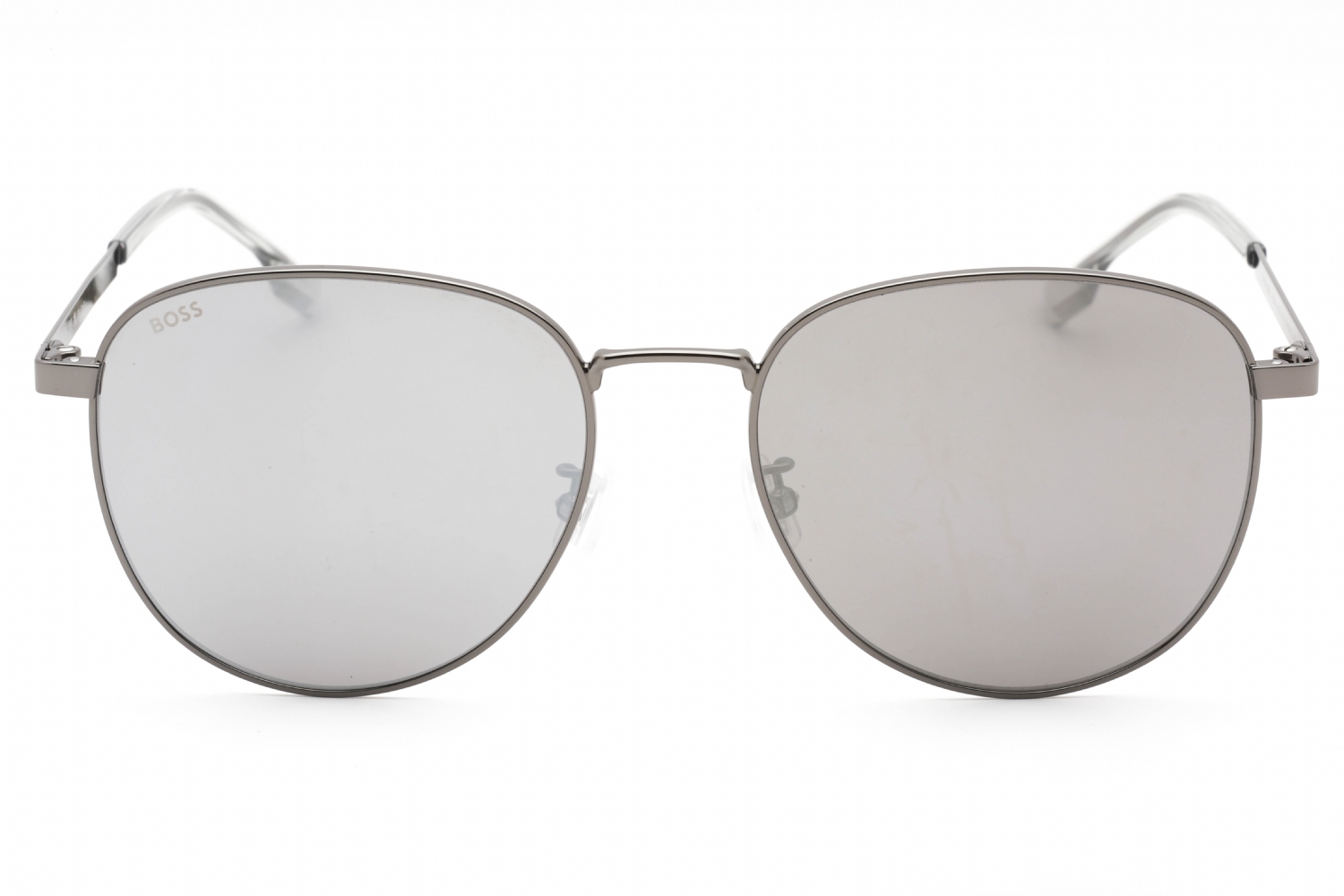 Hugo Boss BOSS 1536/F/S - Ruthenium, Metal, Round frame
