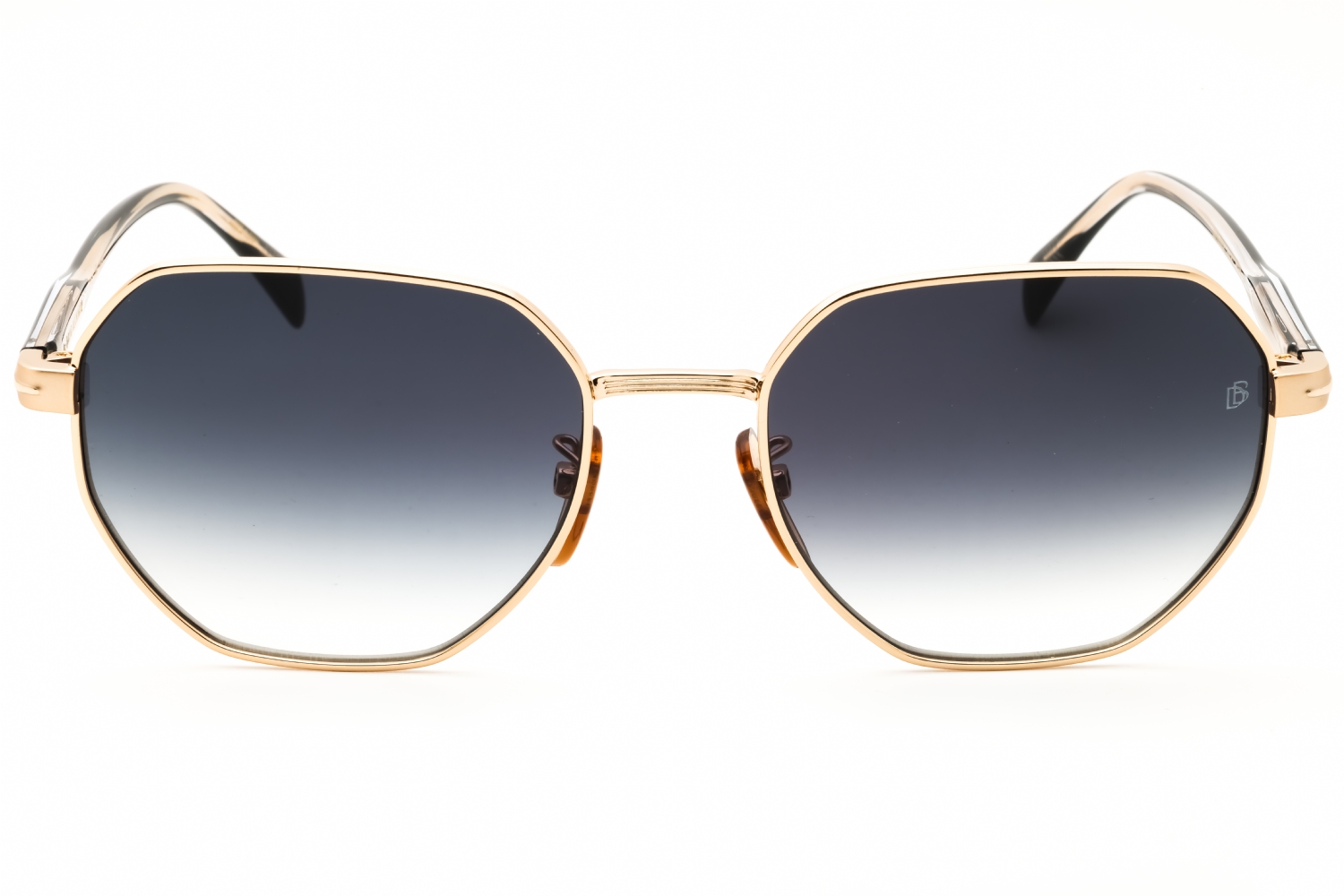 David Beckham DB 1162/F/S - Gold, Metal, Oval frame