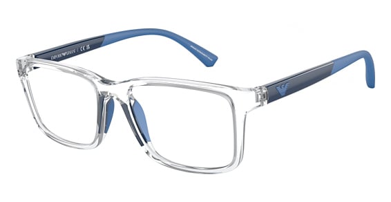 EMPORIO ARMANI KIDS EK3203 - Crystal, Acetate, Rectangle frame
