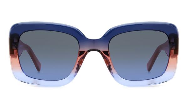 Kate Spade Bellamy/S - Blue Beige, Acetate, Rectangle frame