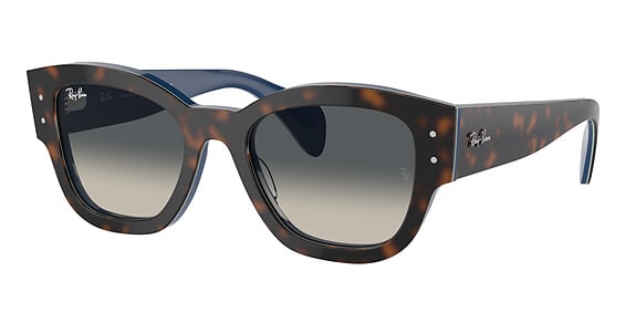 Ray-Ban RB7681S JORGE - Havana Gray On Gradient, Plastic, Rectangle frame