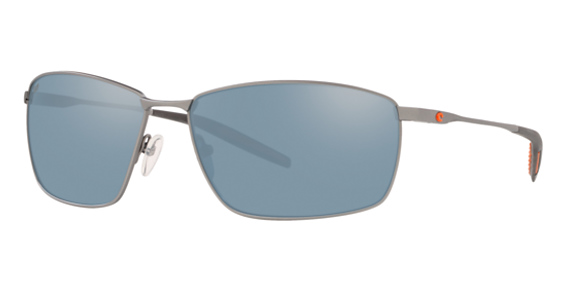 Costa Del Mar 6S6009 TURRET - 228 Matte Silver, Titanium, Rectangle frame