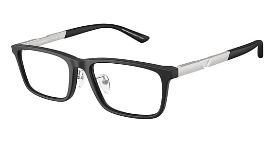 Emporio Armani EA3251D - Matte Black, Plastic, Rectangle frame