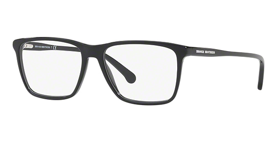 Brooks Brothers BB2037 - Black, Plastic, Rectangle frame