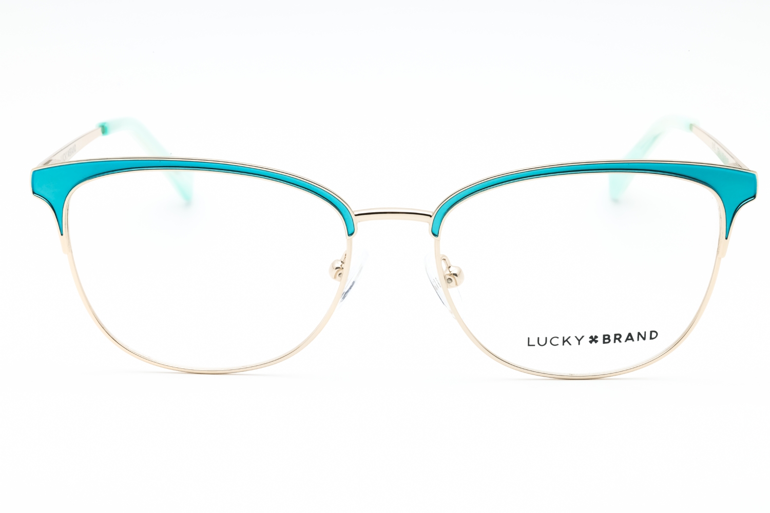 Lucky Brand D115 - Teal, Metal, Oval frame