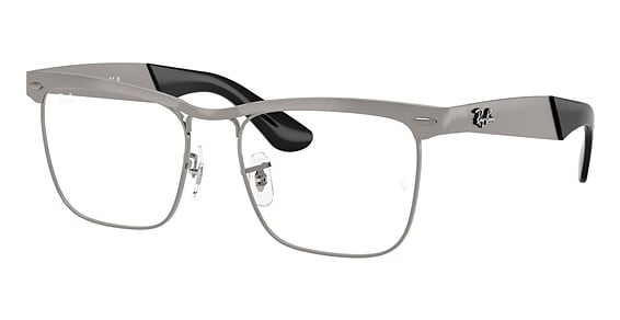 Ray-Ban RX3875V WAYFARER DELUXE - Sandblasted Gunmetal, Metal, Rectangle frame