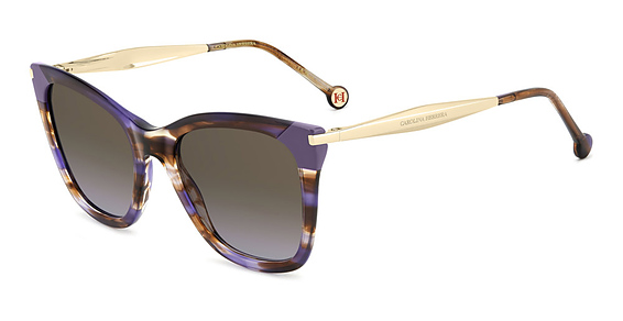 Carolina Herrera HER 0307/S - L7wqr Viobrwhrn, Acetate, Rectangle frame