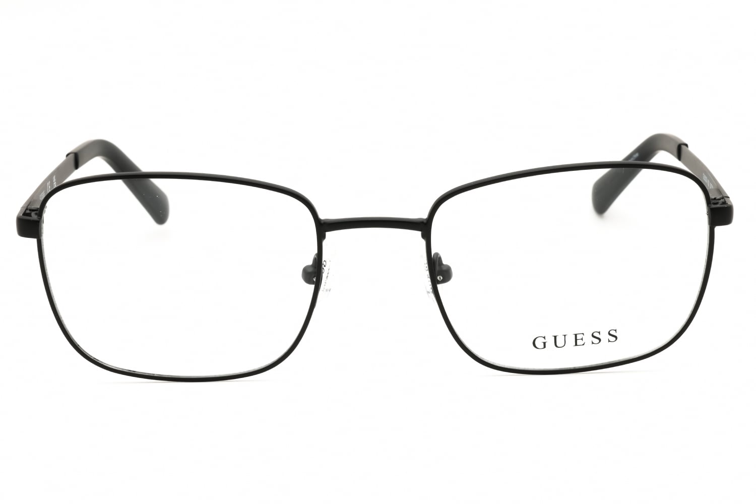 Guess GU50074 - Matte Black, Metal, Rectangle frame