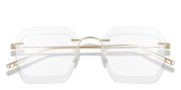 KITS Edel - Gold, Titanium, Rimless frame