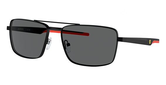 FERRARI FZ5001 - Matte Black, Metal, Aviator frame