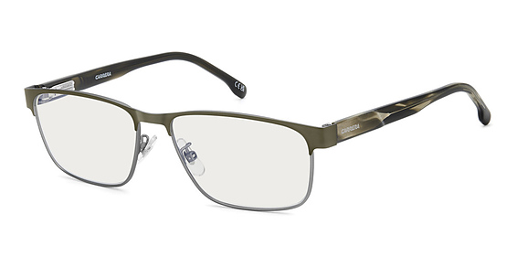 Carrera C Flex 06/G - Tbo2y Milit Grn, Stainless Steel, Rectangle frame