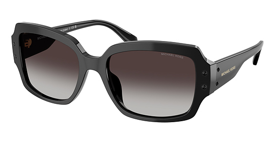 Michael Kors MK2233B CHÃTEL - Black, Plastic, Rectangle frame