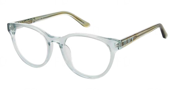 Juicy Couture JU 322 - Crystal Teal, Acetate, Rectangle frame