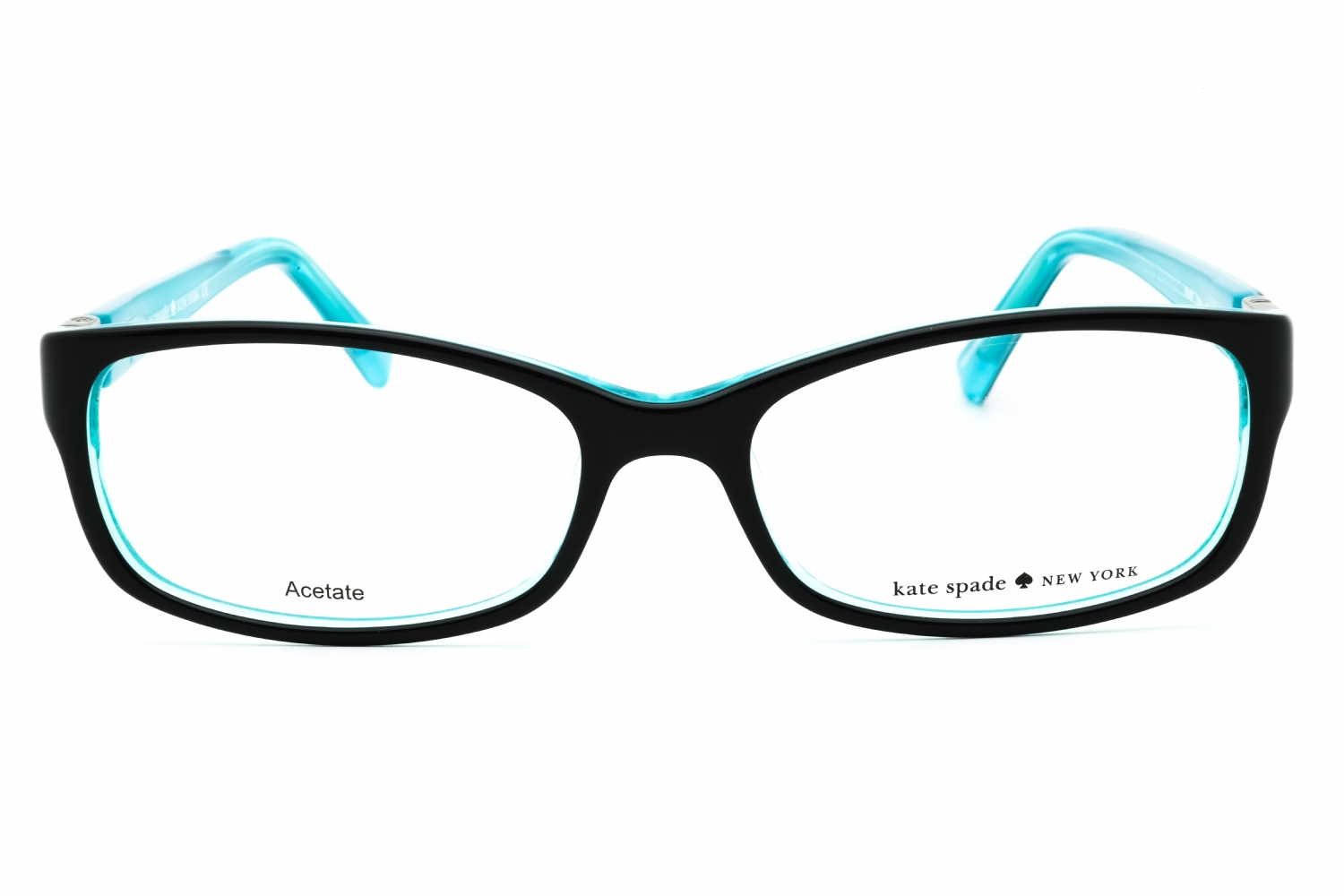 Kate Spade Regine Us - Black Aqua, Plastic, Rectangle frame