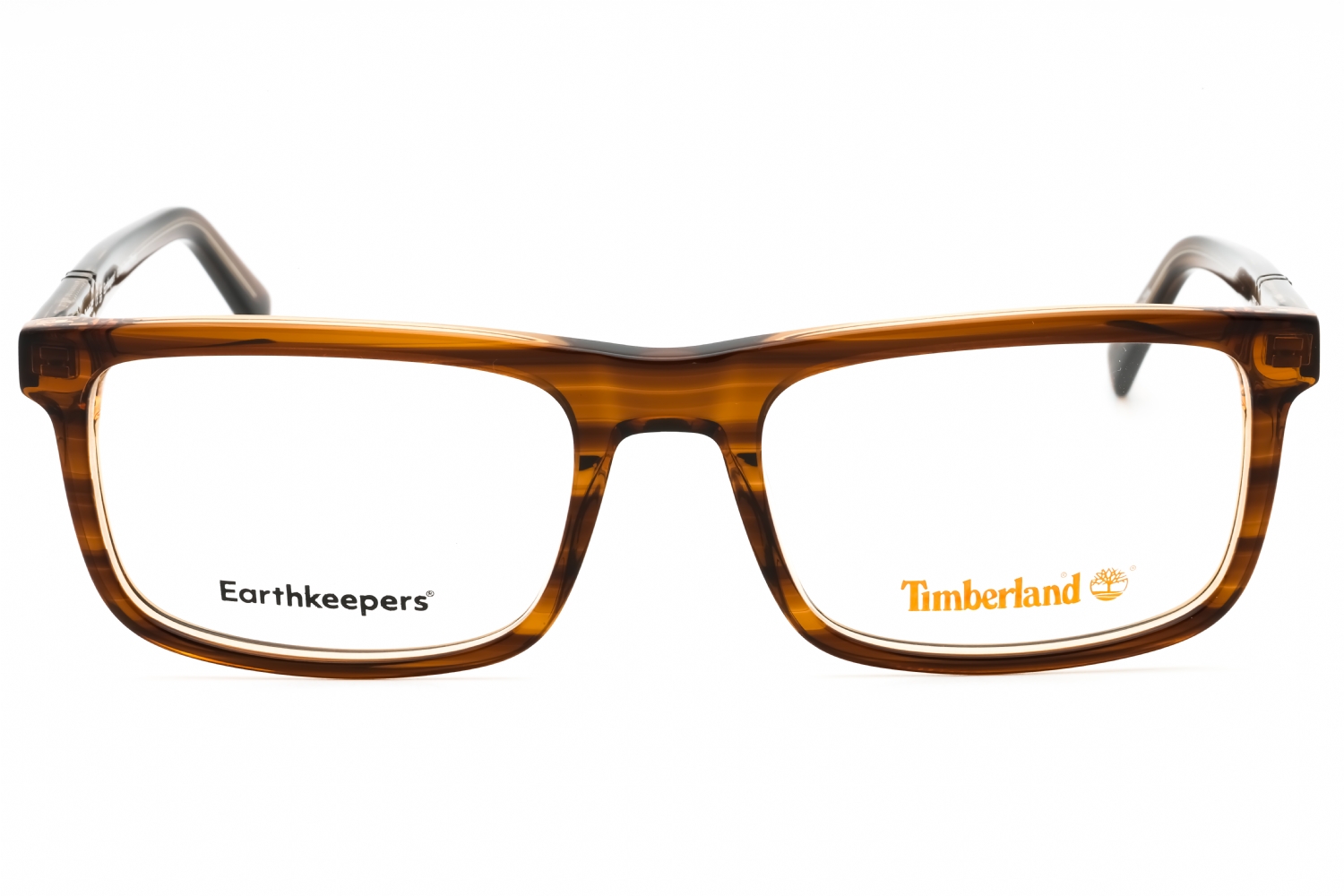 Timberland TB50023 - Shiny Dark Brown, Acetate, Rectangle frame