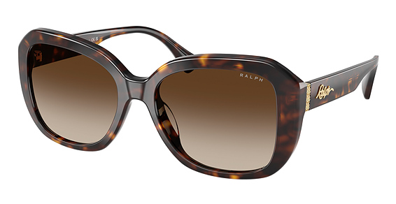 Ralph Lauren RA5321U - Shiny Brown Havana, Plastic, Rectangle frame
