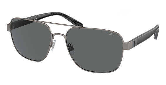 Polo PH3154 - Matte Gunmetal, Metal, Aviator frame
