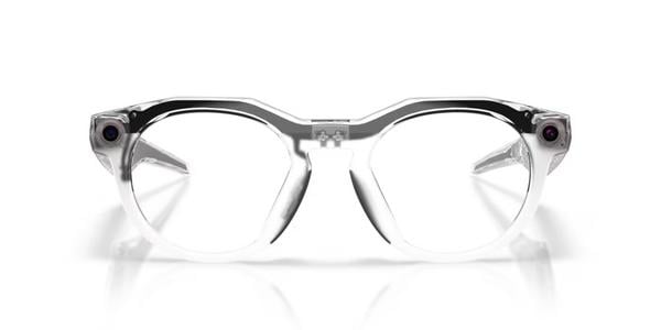 Oakley Meta HSTN AI Glasses OW8002 - Clear, Plastic, Round frame