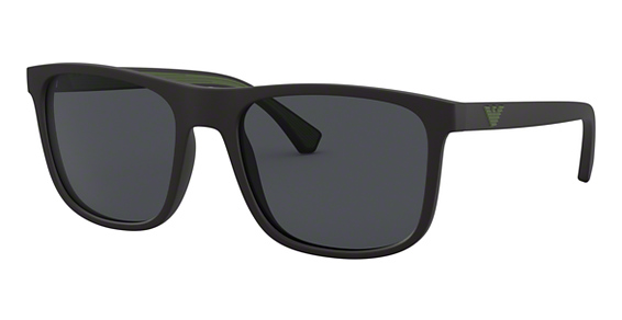 Emporio Armani EA4129 - Matte Black, Acetate, Rectangle frame