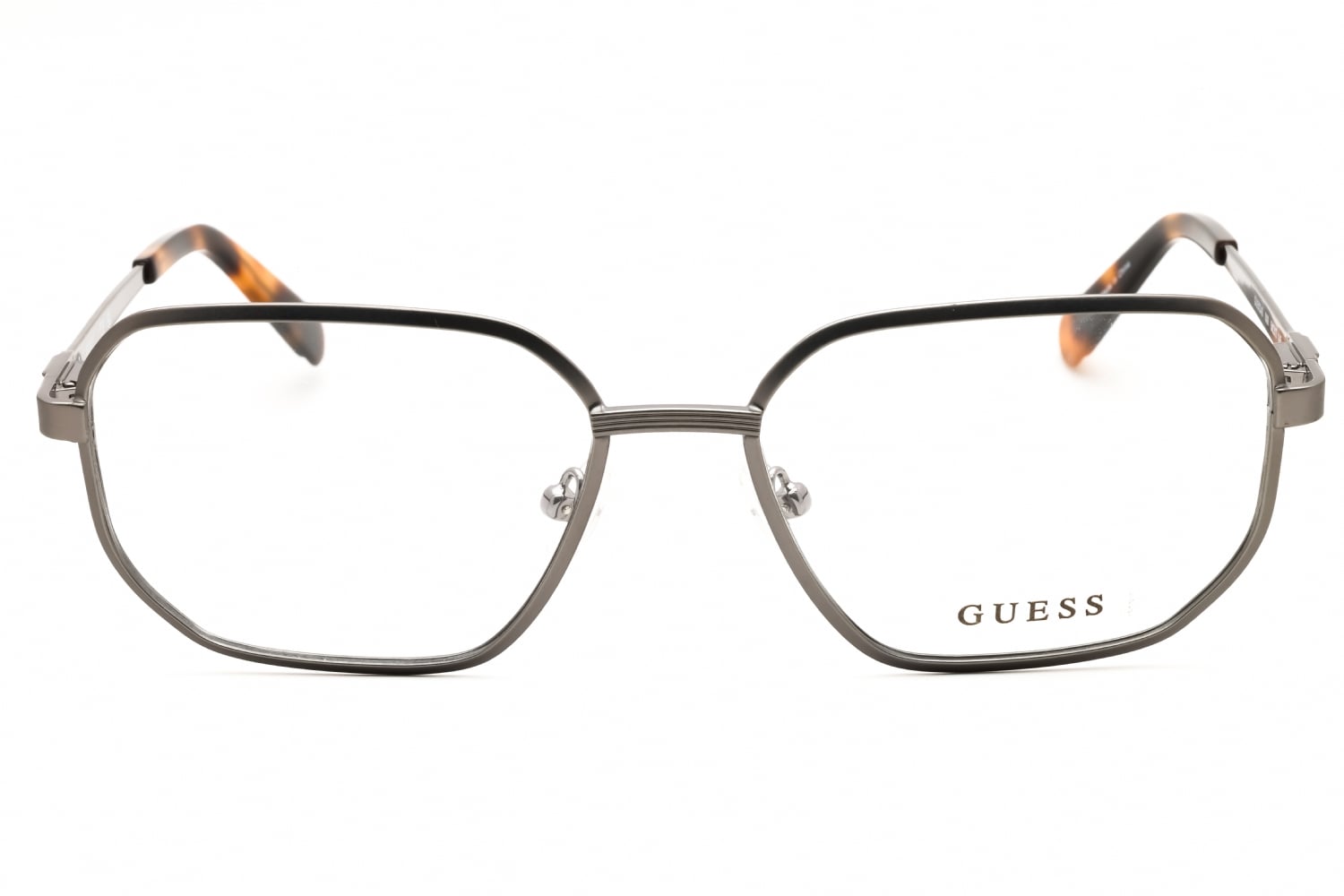 Guess GU50240 - Matte Gunmetal, Metal, Oval frame