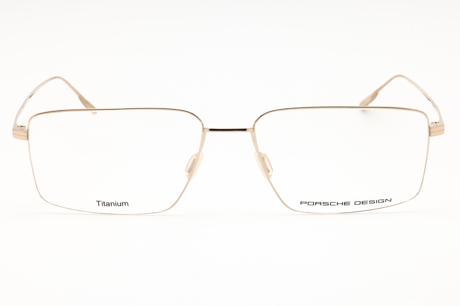 Porsche P8750 - Gold, Titanium, Rectangle frame