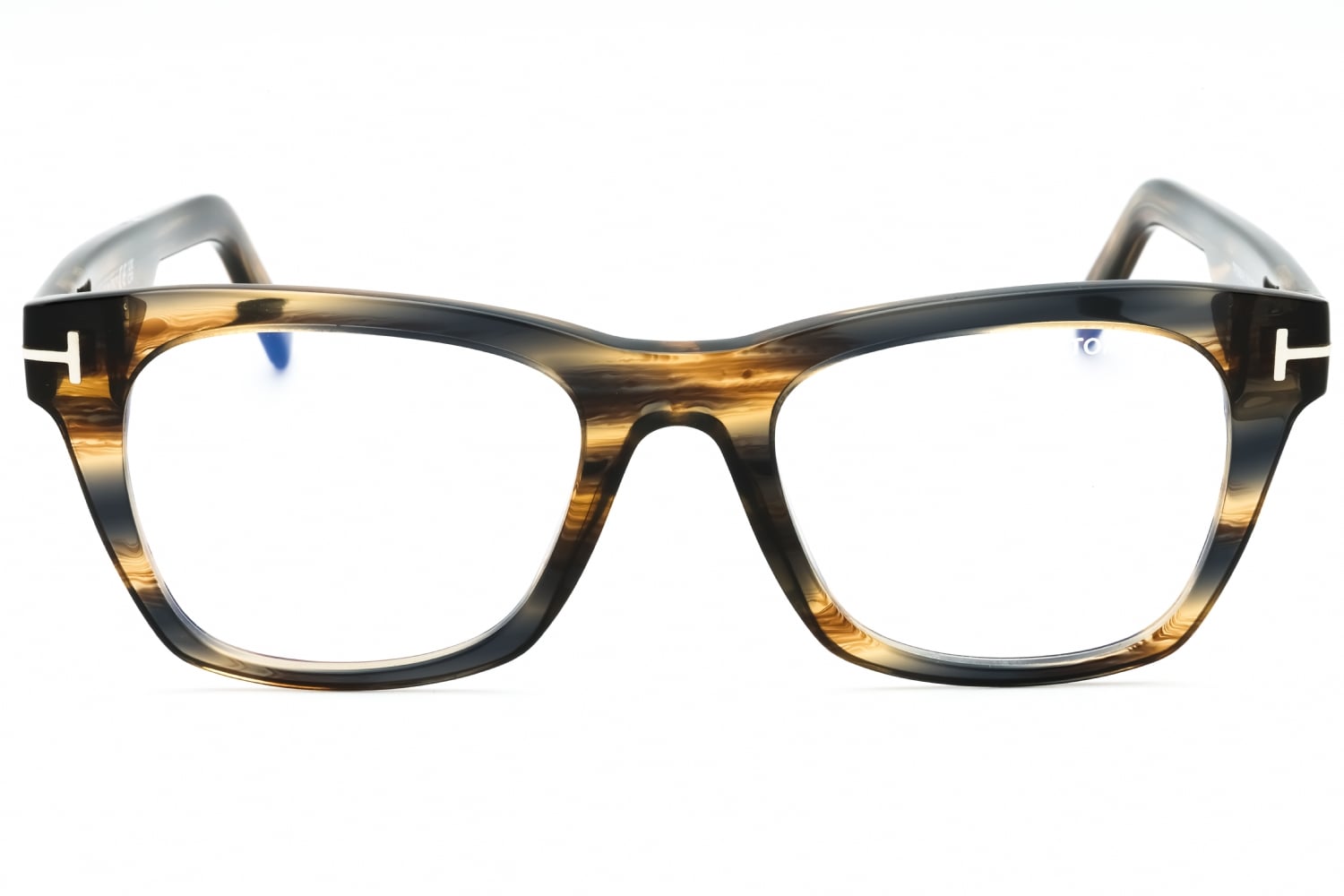 Tom Ford FT5886-B - Shiny Light Brown, Plastic, Round frame