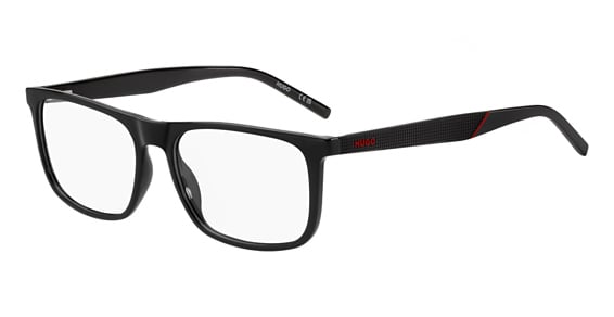 HUGO HG 1307 - Black, Plastic, Rectangle frame