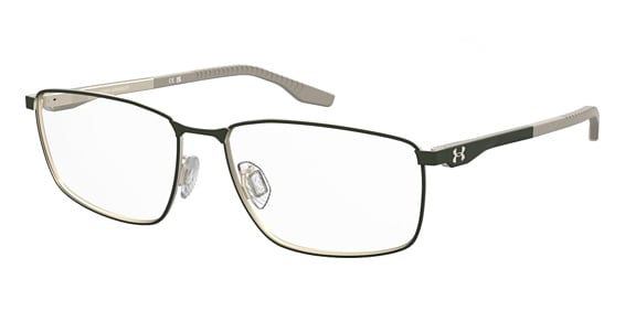 Under Armour UA 5073/F - Gold Green, Stainless Steel, Rectangle frame