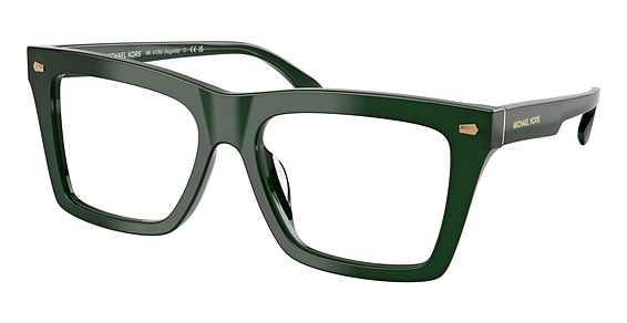 Michael Kors MK4128U AUGUSTA - Olive Solid, Plastic, Rectangle frame