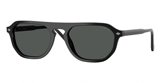 Vogue VO5752S - Black, Plastic, Mixed Shapes frame