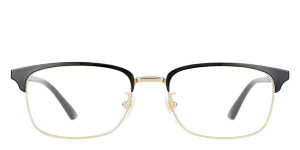 Gucci GG0131O - Black, Metal, Rectangle frame
